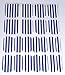 Chix Nails Nail Wraps Blue White Stripes Fingers Toes Vinyl Foils Minx Trendy Style