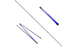 Eshan Golf Alignment Sticks 2 Pack Swing Training Aid Equipment Collapsible Trainer Practice Rods Posture Corrector in Handy Storage Tube Case for Men Women Golfer Swinging