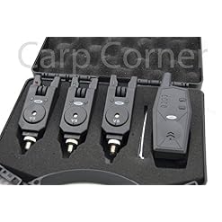 Carp Fishing Bite Alarms With Wireless Receiver + Snag Ears + Tone & Vol Control - Image 3