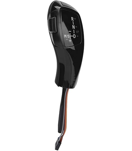 Black F30 Style LED Shift Knob - For BMW E46 E60 3 & 5 Series, Gloss Black Finish