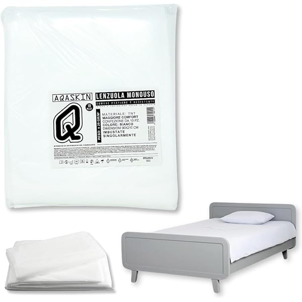 Federe Cuscini Monouso In TNT - 60x80cm, Confezione Da 10 Pezzi - Bianco, Per Hotel, Ospedali, Viaggi - Foto 8