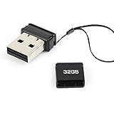 Chiavetta USB 2.0 32 GB Pendrive Metallo Memoria Stick Flash Drive Con Cordino Portatile Compatibile Con Laptop TV Desktop Au