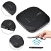 Produktbild Tragbarer viereckiger Apple Wireless Aufladen, mamum Tragbarer Mini Acryl Qi Wireless Kabelloses Ladegerät Charger Charging Pad Matte für iPhone 8/8 Plus/X weiß/schwarz Einheitsgröße schwarz