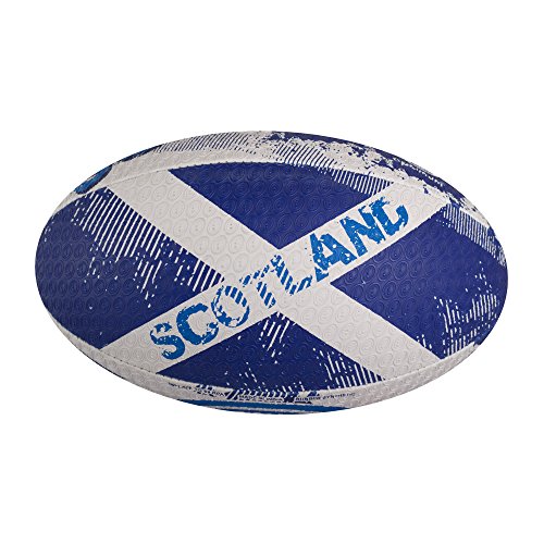 Optimum Balón de Rugby de Las Naciones - Escocia, Talla 3