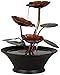 Alvera Metal Flowers and Leaves Indoor Table Fountain by John Timberland RS.6549.00