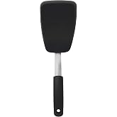 OXO Good Grips Silicone Large Flexible Spatula | Heat resistant, safe for non-stick surfaces, thin, flexible edges for flippi