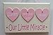 Personalised Newborn Baby Girl Plaque - Handmade wooden keepsake plaque