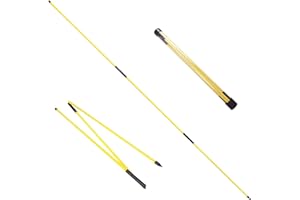 Eshan Palillos de alineación de Golf, 2 Unidades, Equipo de Ayuda de Entrenamiento de Columpio, Varillas de práctica, Corrector de Postura en práctica Caja de Tubo de Almacenamiento para Hombres y