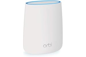 NETGEAR RBS20-100UKS Orbi Système Wi-FI pour Toute la Maison avec Satellite additionnel, Blanc
