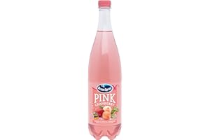 OCEAN SPRAY Bouteille 1L de boisson pétillante de PINK CRANBERRY carton de 6 bouteilles- léger et rafraichissant