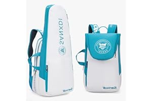 Daaxing Sac à Dos de Tennis et Raquette - Grand Sac à Main de Transport pour Squash, Badminton