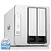 Produktbild TerraMaster F2-420 2-Bay NAS Persönlicher Cloud mit Intel-Quad- Core 2,4GHz CPU 4GB-Speicher, PLEX DLNA Media Server, RAID Festplattengehäuse RAID0/1/JBOD/SINGLE(Diskless)