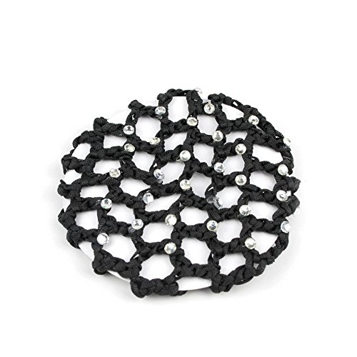 Praktisches Duttnetz/Haarnetz für tolle Frisuren aus Stoff (mit Strass)