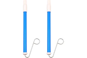 ANCLLO 2 ST Slide Whistle Instrument Slide Whistle Party Favors med glidstavar i rostfritt stål för förälder-barn-spel