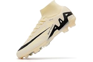 BINBINNIAO Fußballschuhe für Jungen Fußballschuhe Herren High Top Spike Microfaser Cleats Professionelle Fussballschuhe