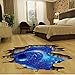 Produktbild Cosmic Sky Space Galaxy Wandaufkleber Für Kinder Baby Zimmer Schlafzimmer Poster Wohnkultur Dach Decke Wandtattoos Boden Kunstwand 3D 120X58,5cm