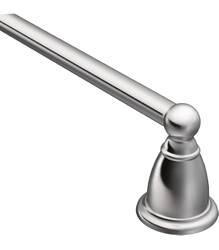 Moen Vale 18-Inch Towel Bar – Chrome, Transitional Bathroom Hardware, DN4418CH - View #6