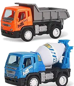 WP ABS Plastic City Toy Car Builder for Kids Construction Vehicle - Pack of 2