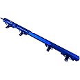 RADREPLA for 1988-2006 Jeep Cherokee XJ Wrangler TJ YJ Fuel Rail Billet Aluminum Performance BLUE 1989 1990 1991 1992 1993 1994 1995 1996 1997 1998 1999 2000 2001 2002 2003 2004 2005 88 89 90 91 92 93