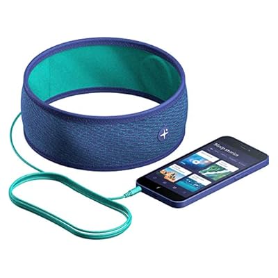 Hoomband Innovative Headband For Sleep, Travel, Meditation | 3.5mm Jack Wired | Ultra Flat Speakers | Free Access To Hypnotic Stories Created By Sleep Experts (size M/l)