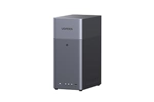 ‎UGREEN UGREEN NASync DH2300 2-bajowy NAS, 4GB RAM, Połączenie NFC, LAN 1GbE, AI Album, Dla Początkujących (Bez Dysków)