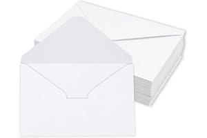 MIYUANGKJ 100 Stück Briefumschläge Umschläge mit Nassklebung 120 g/m² DIN B6 Briefumschlag Kuvert Briefkuverts Briefhüllen Papier für Grußkarten, Hochzeit Einladung, Geburtstagskarten Briefkuvert