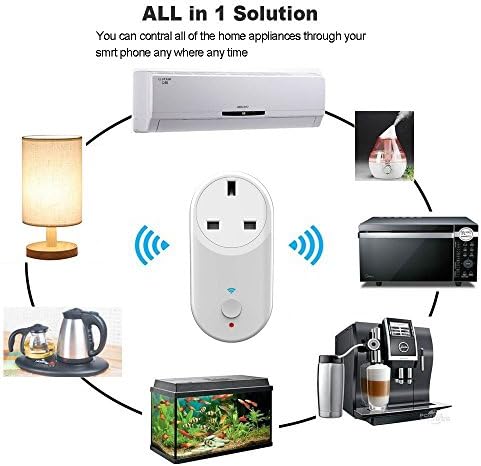 Wifi Smart Plug, Kuke Mini Socket Outlet Smart Switch Wi-fi Enabled App and Voice Devices Control Anywhere and Anytime No Hub Required Remote Control Ligh Switch Compatible for Google Home