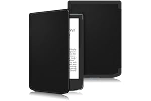 Kepuch Custer Cover per Pocketbook Verse Pro PB629 PB634,PU-Pelle Case Custodia - Nero