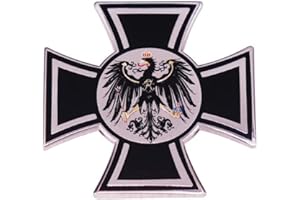 CHICHENGNIAN Deutschland Preußen Medaillenordnung Kreuz Abzeichen Brosche Eisernes Kreuz Deutschland Brosche aus Metall Königreich Preußen Emaille Pin