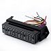 Produktbild KKmoon 12 Weg DC32V Circuit Car Trailer Auto Blade Fuse Box Block Halter ATC ATO 2 Eingängen 12-Ouput Draht