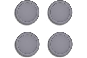 PlayVital Capuchon pour Switch Accessoires Protection Joystick,Joycon Cover de Stick pour Nintendo Switch OLED/Lite Thumb Grip Caps Prises de Pouce-Gris