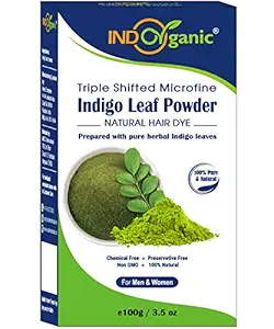 Indo Organic Indigo Powder for Black and shiny Hair-100 G
