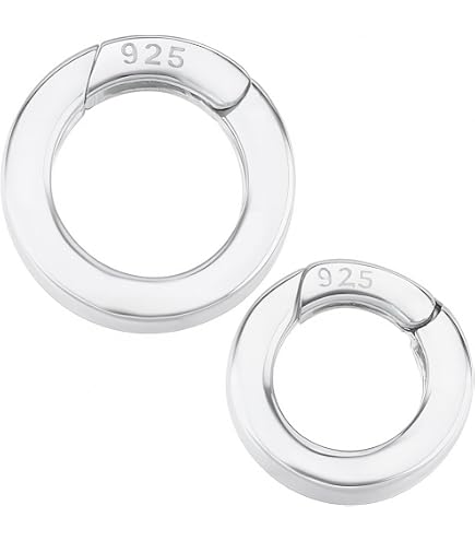 SUNNYCLUE 30 Stück Herz-Karabinerverschlüsse – Silber, Aus Legierung, Für DIY-Schmuck