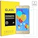 Produktbild Schutzfolie für Huawei P9 Lite, [2 Stück]DOSMUNG Panzerglasfolie für Huawei P9 Lite, 9H Härtegrad Gehärtetem Glas Displayschutzfolie, Ultra Transparenz-Schutz vor Wasser, Ölschmutz, Staub und Kratzern