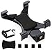 Price comparison product image Cymax 2-in-1 Universal Tablet iPad Tripod Mount Adapter + Cell Phone Mount Adapter Holder Clamp, for Apple Ipad 2 3 4, Ipad Air, Air 2, Ipad Mini 1 2 3, Samsung Galaxy Tab 1 2 3 4, Tab Pro, Tab S, Microsoft Surface, Google Nexus and Most Tablets, Phablets or Smart Phones - Use on Tripod, Monopod, Selfie Stick, Tabletop Tripod Stand etc