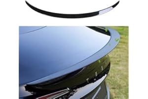 Arcoche Spoiler posteriore for Tesla Model 3 2025 2024 Highland, Spoiler Wing Performance Posteriore Trunk Lip Tail Coperchio Spoiler Posteriori per Tesla Model 3 Highland Accessori (Nero Lucido)