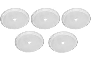 CIKONIELF Opakowanie 5 zapasowych filtrów sitowych ze stali nierdzewnej do francuskiej prasy ciśnieniowej 350 ml/11,8 oz