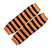 Pinkyee Little Girl'S Leg Warmers Orange And Black