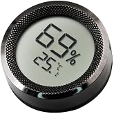 &Ccedil;elik Hygrometer Dijital Puro kutusu Sıcaklık ve Nem &ouml;l&ccedil;er ra53sy