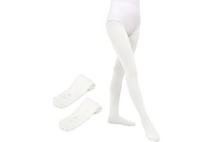 MYSSUCI 2 Paare Ballettstrumpfhose 90 Den Tanzstrumpfhosen für Mädchen Kinder und Damen