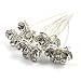 Bride Boutique Bridal Wedding Silver Crystal Diamante Large Butterfly Hair Pins Clips Grips