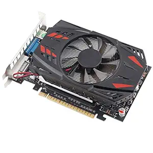 Graphics Card, 780Mhz GTX1050Ti 4G 128Bit DDR5 Desktop Graphics Card, Low Noise and Quiet Work, Compact Size, Easy to Carry and Store, Convenient to Use, Strong and Durable