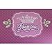 JVL Girls Princess Treasure Toy Chests Storage Boxes with Metal Clasp and Rope Handles - Set of 3