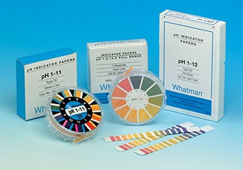 WHATMAN 036537 Paper, pH, Range 4.5, 10 Strips (Pack of 100)