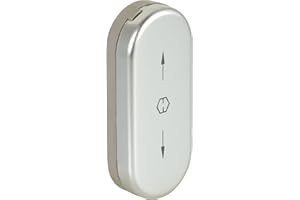 HOPPE 672240 Window Handle Hole Cover Rosette, Aluminium Silver anodised, Silber eloxiert