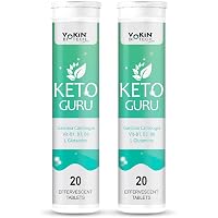 Vokin Biotech Keto Guru Water Soluble Effervescent 20 Tablets ( Pack Of 2)