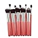 Malloom® Fashion 10Pcs Pink Makeup Brush Set