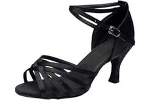 Tookang Donna Scarpe da Ballo Latino/Sala da Ballo/Standard Tacco (Heel 7CM)