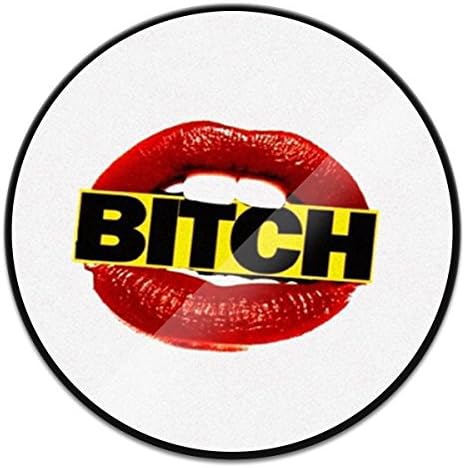 Stylish Phone Holder and Mounts,Expanding Stand and Grip Pop Mount Socket for Smartphones&Tablets-Bitch Red Lips Black
