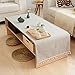 Produktbild Tischdecke/Japanisch Home Farbe Tischdecke Stoff/Moderne, Einfache Doppel Seite Storage Couchtisch Tuch/Kaffee Tisch Decken/Multifunktions-Tv-Schrank Tücher,Silber,50 * 150 Cm.